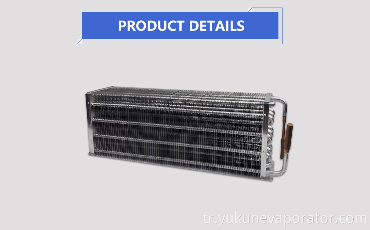 Vitrin dondurucu için buharlaştırıcı Evaporator For Showcase Freezer